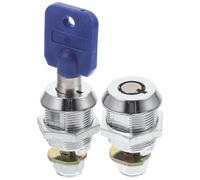 Yardenfun 2 piezas Cerradura Tubular para Puertas Metálicas Madera con Llave para Máquinas Arcade Cajas de Herramientas y Armarios Cierre Seguro y Resistente para Taquillas Color Aleatorio