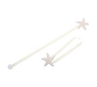 Yardenfun 2 Piezas Decorativo para Cortinas con Diseño de Estrella de Mar Sujetadores para Cortinas Boho Adecuados para Salón y Dormitorio Sin Instalación y Uso Interior y Exterior
