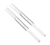 Yardenfun 2 Piezas Guías Correderas Miniatura de Aluminio para Muebles Extensión Doble Sentido Soporte Resistente y Deslizamiento Suave