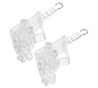 Yardenfun 2 Piezas Mecanismo de Inclinación con Gancho para Kit de Repuesto y Sencillo para Control de Luz Accesorios de Plástico Resistentes para Reparación de Enrollables para Ventanas