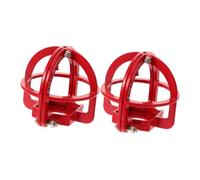 Yardenfun 2 Piezas Protector Resistente para Cabezal de Rociador contra Incendios Instalación Rápida sin Desmontaje Vinílica para Techo