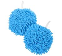 Yardenfun 2 Piezas Toallas de Mano de Chenilla Absorbentes con Colgador Secado Rápido Suaves y Esponjosas para Cocina y Baño Fácil Almacenamiento y Uso Versátil