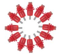 Yardenfun 20 Piezas Bebedero Automático para Aves con Tetinas Adaptable para Gallinas Grandes y Pequeñas Versátil y Práctico para Granjas Avícolas Instalación Flexible para Varias Especies