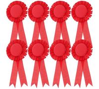 Yardenfun 20 Pzas Insignias en Blanco Alfiler Cintas Decorativas para Manualidades Medallas Redondas Pequeñas en Metal Rojo Accesorios para Decoración de Fiestas y Cumpleaños
