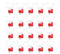 Yardenfun 20 Unidades Bebedero Tetina con Rodamiento de Bola para Pollo Codorniz y Aves de Corral Alimentador Automático de Agua y Práctico para Cría y Crianza