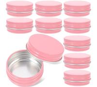 Yardenfun 24 Piezas Botes de Aluminio con Tapa Roscada Frascos Redondos Multiusos para Cosméticos Especias y Velas Compactos y Portátiles para Viaje Almacenamiento Vacío y Recargable