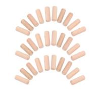 Yardenfun 300 Piezas Tacos de Madera Ranurados Pequeños Varillas de Madera Natural sin Acabado para Reparación de Muebles Carpintería y Manualidades Superficie Antideslizante Fáciles de