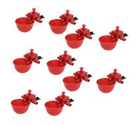 Yardenfun 30piezas Bebedero Automático De Agua para Aves De Corral Comedero para y Pollos Tazones De Regulación De Cantidad De Agua