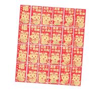 Yardenfun 36 Piezas Sobres Rojos Tradicionales Chinos Año Lunar Serpiente Paquetes Dinero Portátiles para Festival Primavera