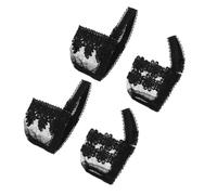 Yardenfun 4 pares Correas Desmontables para Tacones Altos con Encaje Antideslizantes y Ajustables para Mujer Protección Práctica para Talón y Sujeción