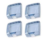 Yardenfun 4 Piezas Caja Protectora para Enchufes de Pared Tipo Cubierta Transparente Anti-salpicaduras Protector Infantil para Seguridad y Limpieza Color