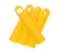 Yardenfun 4 piezas Mangos para Escoba con Funda de Agarre y Resistente con Orificio para Colgar Recambio para Mango de Fregona Accesorio Práctico para Limpieza