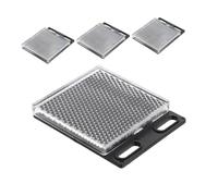Yardenfun 4 Piezas Panel Reflector de Sensor Eléctrico Retrorreflectante Espejo para Interruptor Fotoeléctrico Alta Visibilidad y Reducción de Deslumbramiento para Seguridad Vial y