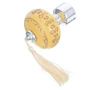 Yardenfun 4 Piezas Tapas de Varilla de Plástico Forma de Linterna Accesorios para Rieles de Cortina Compatibles con Varillas Diámetro