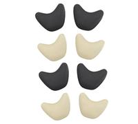 Yardenfun 4 Plantillas Relleno para Tacones Almohadillas Delanteras Antideslizantes y Amortiguadoras Negro y Dedos y Metatarsos para Zapatos