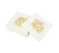 Yardenfun 50 Hojas Servilletas Desechables Decorativas para Fiestas Papel Resistente Absorción para Cumpleaños Bodas Banquetes