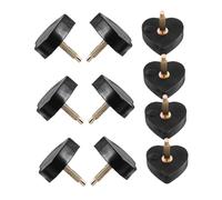 Yardenfun 5pares Tacones Altos Pinchos De Forma De Corazón De Tapones Para Reemplazar Puntas De Tacones Para Reparar Zapatos y La Estabilidad