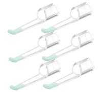 Yardenfun 6 Cucharas Oídos de Pp, Cómodas y Visibles, para Evitar Tapones y Limpiar Cerumen en Uso Diario