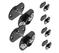 Yardenfun 6 Juegos De Conectores para Sofá Herrajes para Muebles Soportes para Sofá Clips para Muebles Hebillas Negras