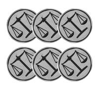 Yardenfun 6 Piezas Pin de Solapa para Abogados Broche de Metal con Balanza de Símbolo de Justicia para Trajes Masculinos Accesorio Vintage para Estudiantes de Derecho y Profesionales