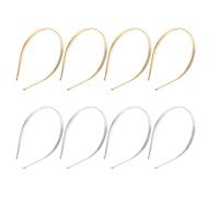 Yardenfun 8 diademas de capas de metal: diademas de alambre de capas finas para mujeres y niñas, tocado hueco para bodas, accesorios para peinar el cabello.