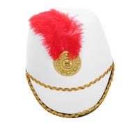 Yardenfun Accesorio De Cascanueces Para Cosplay Gorro Compacto Sombrero De Caballero Diseño De Pluma