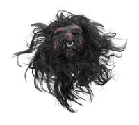 Yardenfun Accesorios de cosplay de Halloween antifaz máscaras de halloween accesorio de casa embrujada máscara de disfraz seda de alta temperatura Grey