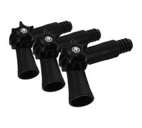 Yardenfun Adaptador de Ángulo para Mango Extensible 3 Piezas Accesorio Rosca Americana para Cepillo Limpieza Ventanas y Plumero Compatible Pértigas Telescópicas para Hogar y Limpieza