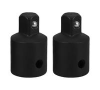 Yardenfun Adaptador Reductor de Trinquete 1/2 a 3/8 de Acero al Vanadio, Convertidor de Enchufe Retén de Bola, Set de 2 Piezas Compacto y Resistente para Mecánica y Bricolaje