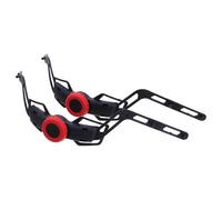 Yardenfun Ajustador de Talla para Casco de Bicicleta 2 Piezas Correas Ajustables de Barbilla Recubrimiento Rojo Accesorio Resistente y Ligero Compatible Cascos Deportivos para Ciclismo y