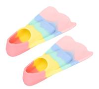 Yardenfun Aletas de Natación Silicona Flexibles para Entrenamiento en Piscina y Mar, Cómodas y Ligeras, Ideales para Nadar y Bucear