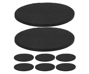Yardenfun Almohadillas Ajustables para Pies de Mesa de Billar, 8 Piezas, Espuma Eva Gruesa, Diámetro 8.6 Cm, Niveladores para Muebles, Protector Antideslizante para Suelo en Billar y Hogar