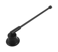 Yardenfun Apagavelas de Metal Mango Largo de 16.5 CM, Extintor Seguro de Llama para Velas, Accesorio Negro Vintage para Hogar, Iglesia y Fiesta, Herramienta para Apagar Mechas sin Goteo