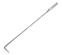 Yardenfun Atizador para Chimenea de Hierro Resistente Mango Largo Tenazas para Fogata Portátil Herramienta Multifuncional para Barbacoa y Camping Interior y Exterior