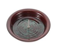 Yardenfun Bandeja Base de Cerámica para Barra de Moxa Grande 11,5 Cm Soporte para Conos y Varillas de Moxa Plato Recogecenizas para Aromaterapia y Moxibustión en Terapia Alternativa