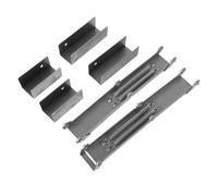 Yardenfun Bisagra para Mesa Plegable Soporte de Resorte 6 Piezas 2 Grandes U 2 Pequeñas U 2 Muelles Accesorio Compacto para Marco de Escritorio Adecuado para Espacios Reducidos y Muebles