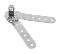 Yardenfun Bisagra para Sofá de Dos Secciones Resorte Bisagra Ajustable para Reposacabezas Metal Plateado Herrajes para Muebles de Salón Accesorio Funcional