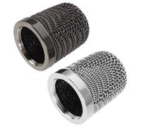 Yardenfun Cabezal De Micrófono De Repuesto Micrófono Inalámbrico De Metal De Metal Rejilla De Malla