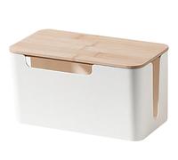 Yardenfun Caja de Almacenamiento de Cables para Organizar y Ocultar Cables Administrador de Línea Eléctrica Compacto y Práctico para Hogar y Oficina