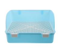 Yardenfun Caja de Arena para hámster con diseño de Esquina y Estructura sólida para Hurones y Chinchillas en jaulas de Animales