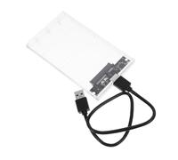 Yardenfun Caja Disco Duro USB Transparente Compatible SSD Soporte Plug and Play sin Herramientas