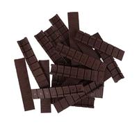 Yardenfun Calzas Niveladoras para Muebles 20 Piezas de Plástico Resistente Color Marrón Cuñas Ajustables para Nivelar Mesas Sillas y Armarios Superficies Irregulares