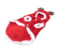 Yardenfun Capucha de Franela Fácil de Poner y Cómodo Ropa Navideña para Perros Abrigo Cálido para Otoño E Invierno Estampado de Alce Varios Estilos para Cachorros en Varios Estilos