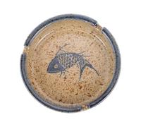 Yardenfun Cenicero De Cerámica Bajo Cubierta Cenicero Japonés De Estilo Vintage Hogar Contenedor De Cenizas Único para Uso Interiores