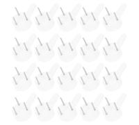 Yardenfun Colgadores de Pared Invisibles sin Dejar Rastro para Marcos de Fotos, 20 Piezas, Ganchos de Alta Resistencia Clavos Largos Pequeños para Colgar Cuadros y Pinturas en Interiores