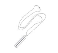 Yardenfun Colgante Memorial Inoxidable Cilindro para y Pastillas Collar Plateado Duradero Unisex con Urna Conmemorativa y Compartimento Secreto Cadena para Recuerdos Cerca