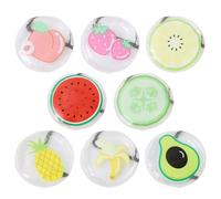 Yardenfun Compresas frías reutilizables para ojos 8 pack con gel en forma redonda diseño adorable para cuidado facial en el hogar