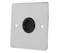 Yardenfun Cubierta de Enchufe de Metal 86 Inoxidable Salida de Cable, Placa Ciega para Pared y Techo, Tapa Protectora Cuadrada para Tomacorriente, Placa Decorativa Resistente para Uso