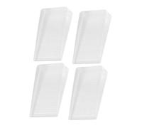 Yardenfun Cuñas Niveladoras Transparentes para Muebles y Sillas Almohadillas para Nivelar Patas De Mesas y Camas PVC Resistente Uso Doméstico y Oficina Juego De 4 Piezas Duradero y Antideslizante