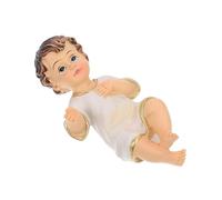 Yardenfun Figura de Jesús de Resina Estatua Cristiana Religiosa Pequeña para Decoración de Belén y Navideño Regalo Simbólico de Fe para Hogar y Iglesia